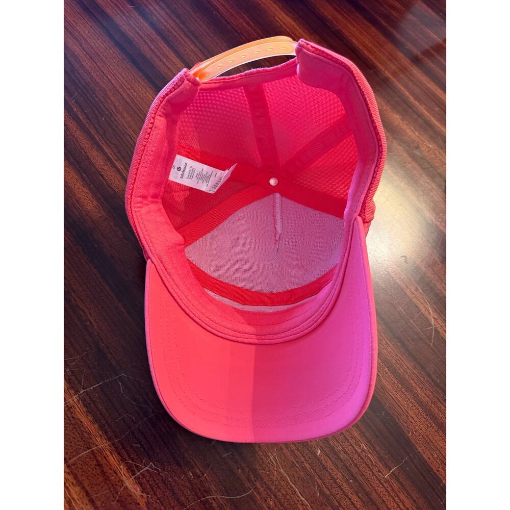 Lululemon Coral Salmon AND Under Armour Blue Baseball Hat Adjustable One Size - Picture 6 of 7